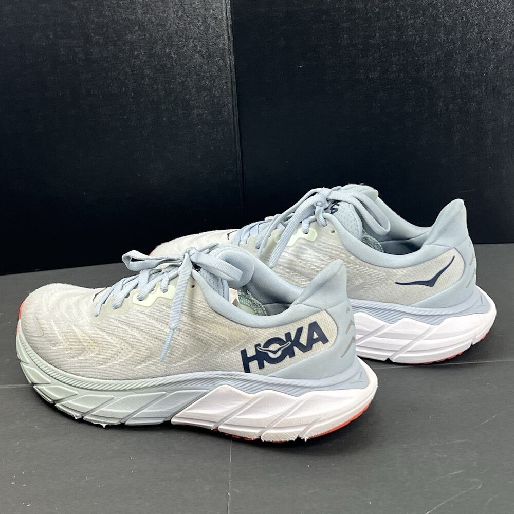 HOKA Arahi 6 Womens 6.5 Wide D Blue Fog Running Jogging Shoes 1123197 PABF - Picture 6 of 10